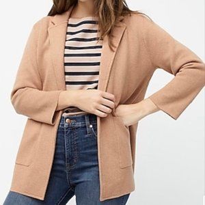 J. Crew Sophie Open-front Sweater-blazer in Tan 10